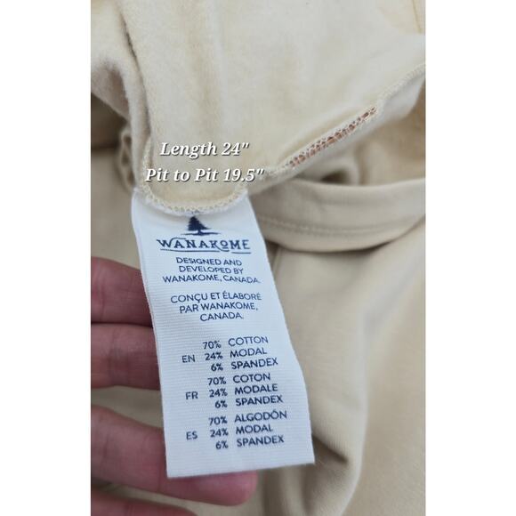 Wanakome Morgan Pullover Sweatshirt – Sand Beige – Size Small - Picture 5 of 9